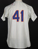 Tom Seaver Signed Inscribed STATS New York Mets Mitchell & Ness Jersey PSA DNA
