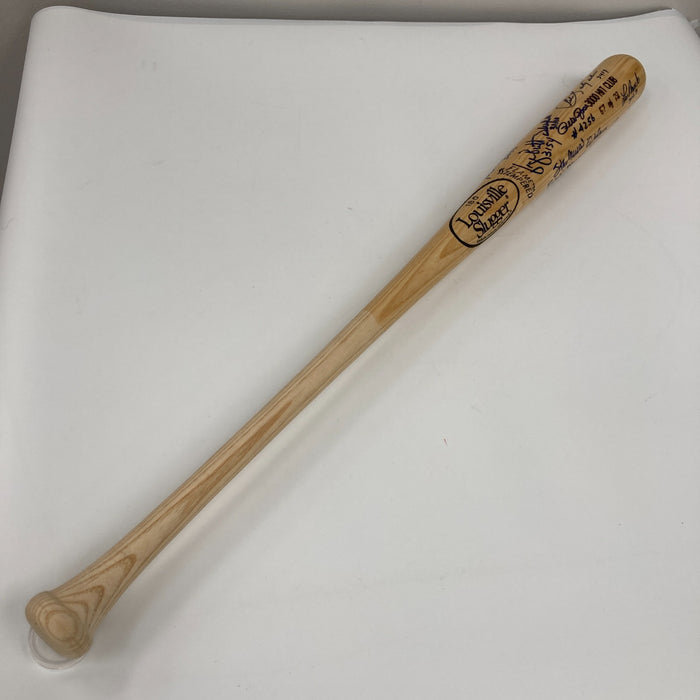 Beautiful 3,000 Hit Club Multi Signed Baseball Bat With Hit Totals JSA COA