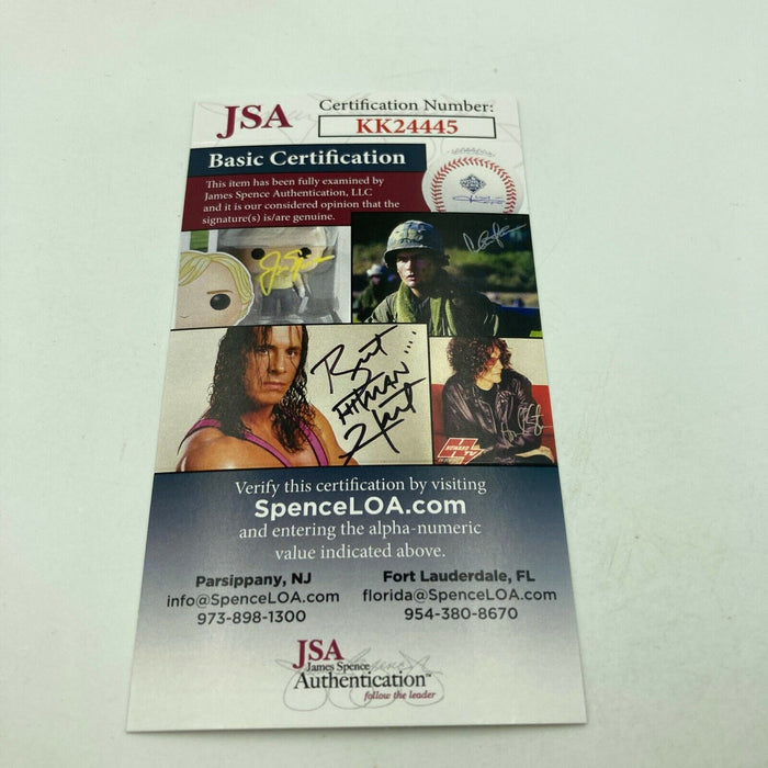 Brutus Beefcake The Barber Signed Autographed Baseball WWE Wrestling JSA COA