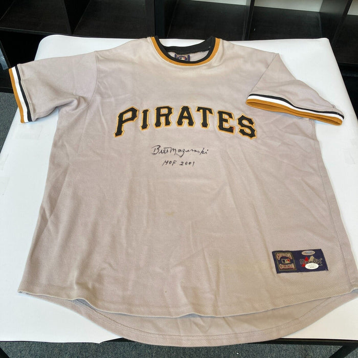 Bill Mazeroski HOF 2001 Signed Pittsburgh Pirates Jersey JSA COA