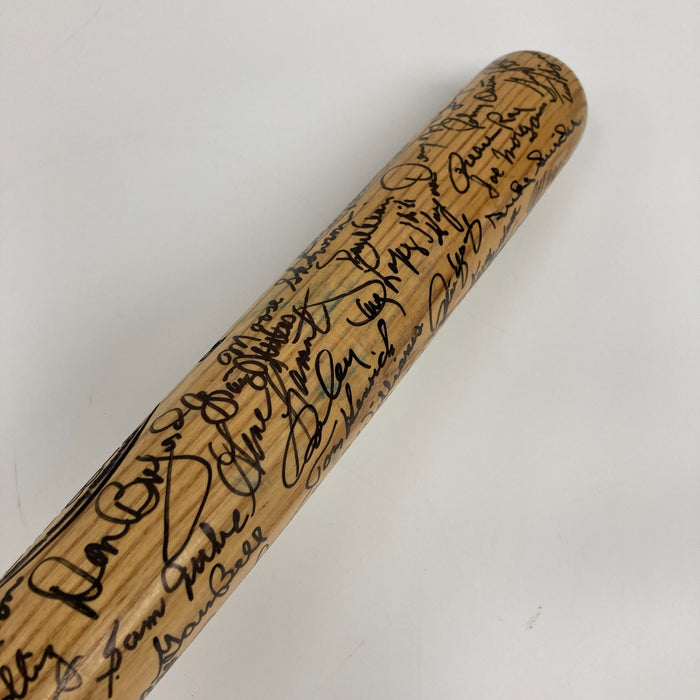 Hall Of Fame & Legends Multi Signed Baseball Bat 73 Sigs PSA DNA COA