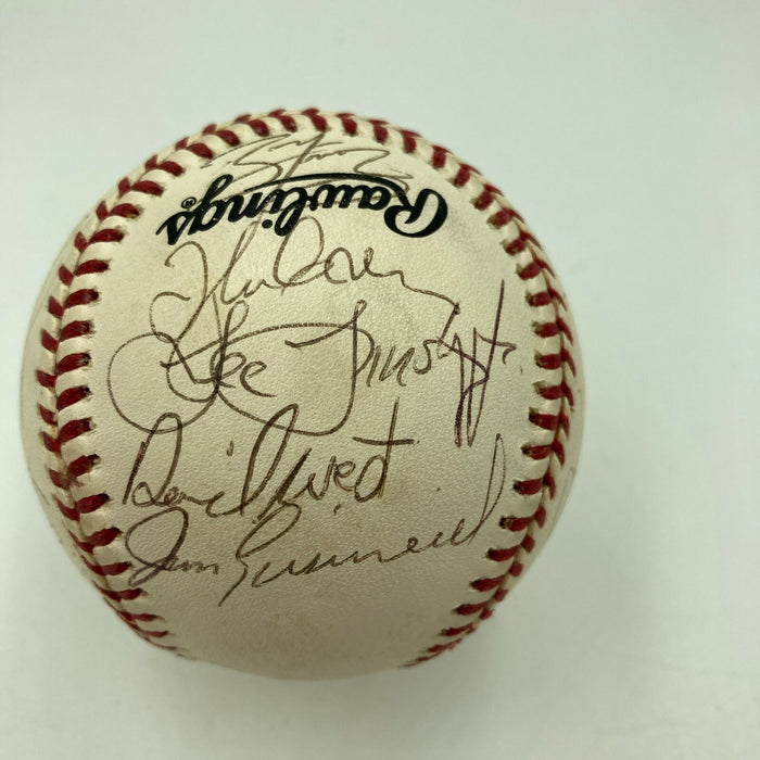 1980's Philadelphia Phillies Team Signed Official National League Baseball