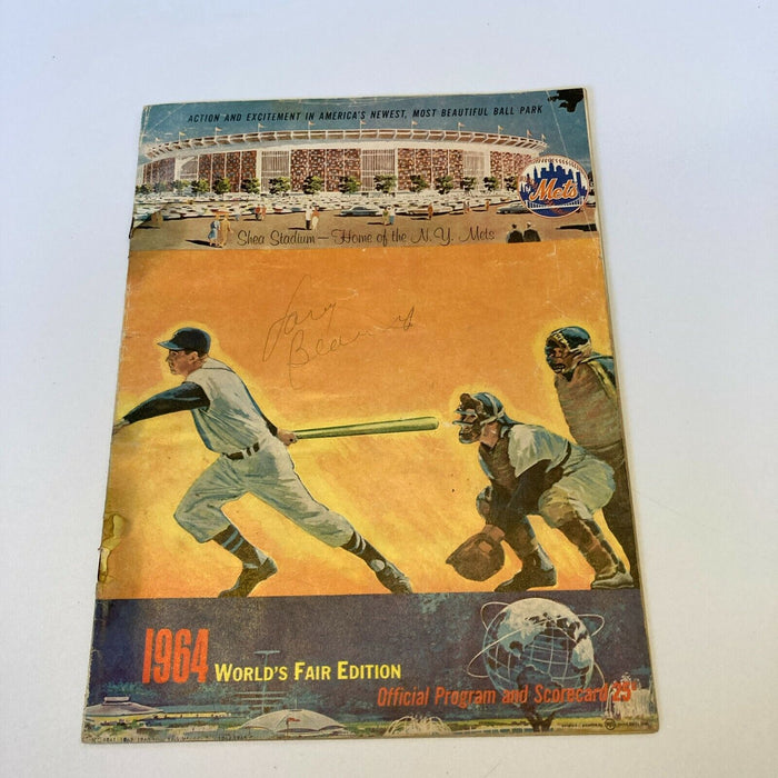 1964 New York Mets Signed Vintage Program