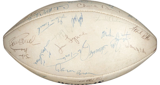 1969 Kansas City Chiefs Super Bowl Champs Team Signed AFL Game Football PSA DNA