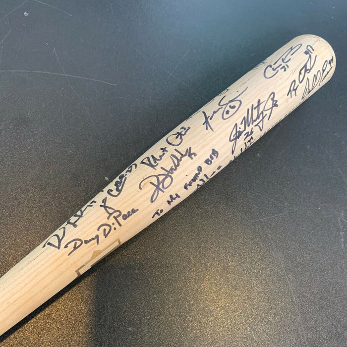 2006 Long Beach Armada Golden Baseball League Team Signed Game Used Bat JSA COA