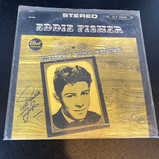 Eddie Fisher Signed Autographed Vintage LP Record
