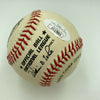 Beautiful Walter Payton Signed National League Baseball With JSA COA NFL HOF