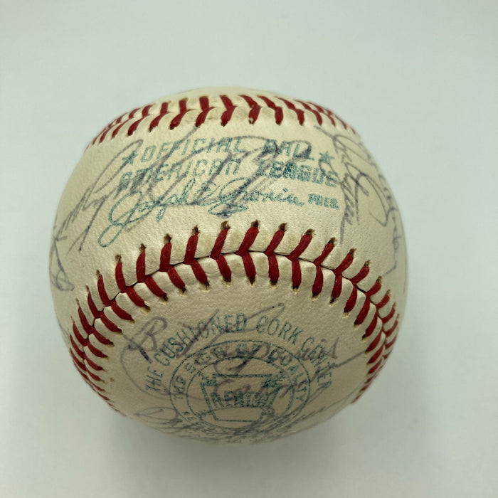 1968 All Star Game Team Signed Baseball With Mickey Mantle JSA COA