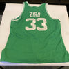 Larry Bird Signed Authentic Champion Boston Celtics Jersey With JSA COA