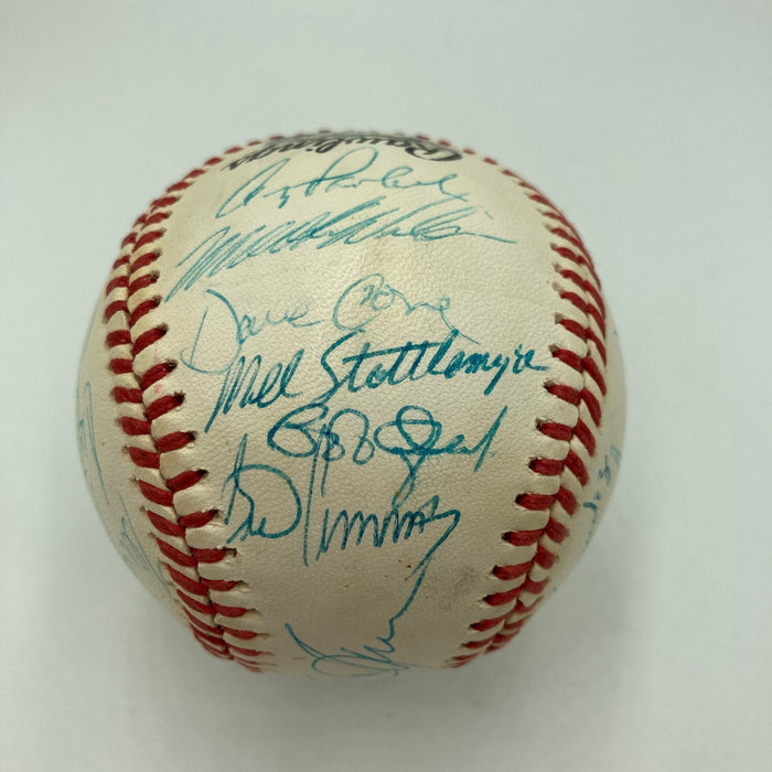 1988 New York Mets Team Signed National League Baseball 30 Sigs Gary Carter JSA