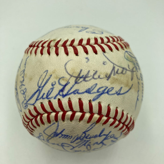 1970 All Star Game Team Signed Baseball Roberto Clemente Willie Mays Beckett COA
