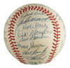 1961 New York Yankees World Series Champs Team Signed Baseball Mickey Mantle JSA