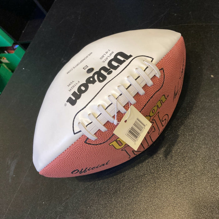 Anthony Thomas Signed Autographed Wilson NFL Football JSA COA