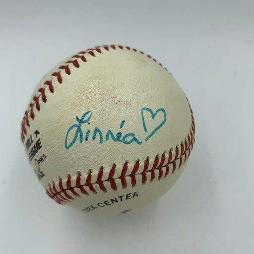 Linnea Quigley Scream Queen Signed 1980's National League Baseball JSA COA