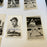 Lot Of (21) 1950's Cleveland Indians Signed Autographed Vintage Photos