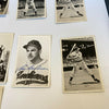 Lot Of (21) 1950's Cleveland Indians Signed Autographed Vintage Photos