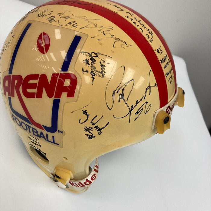 1993 Tampa Bay Storm Arena Football World Champions Team Signed Helmet