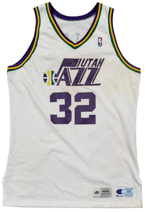 The Finest Karl Malone Photo Matched 1994-95 Utah Jazz Game Used Jersey With COA