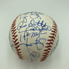 2004 New York Yankees Team Signed Baseball Derek Jeter Mariano Rivera JSA COA