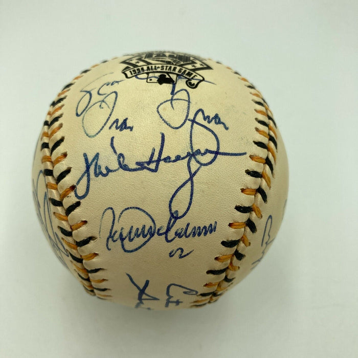 1994 All Star Game Team Signed Baseball Kirby Puckett Cal Ripken Jr. JSA COA