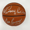 Bill Russell Red Auerbach Larry Bird Celtics Legends Signed Basketball PSA DNA
