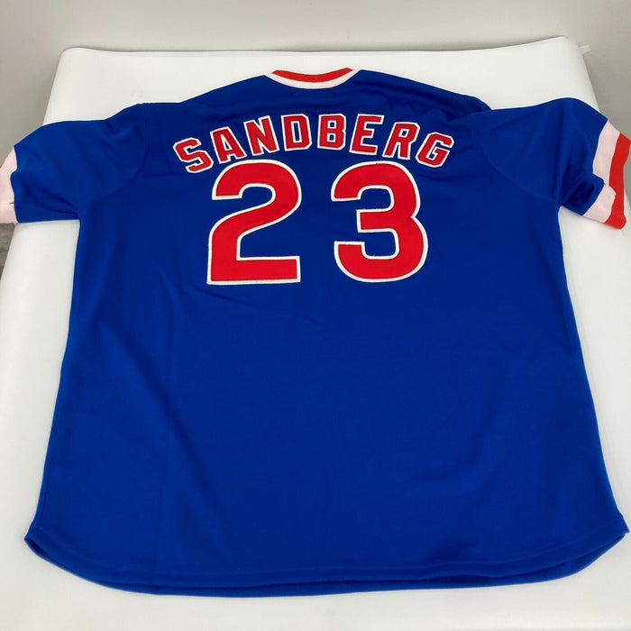 Ryne Sandberg "1984 NL MVP HOF 2005" Signed Chicago Cubs Jersey JSA COA