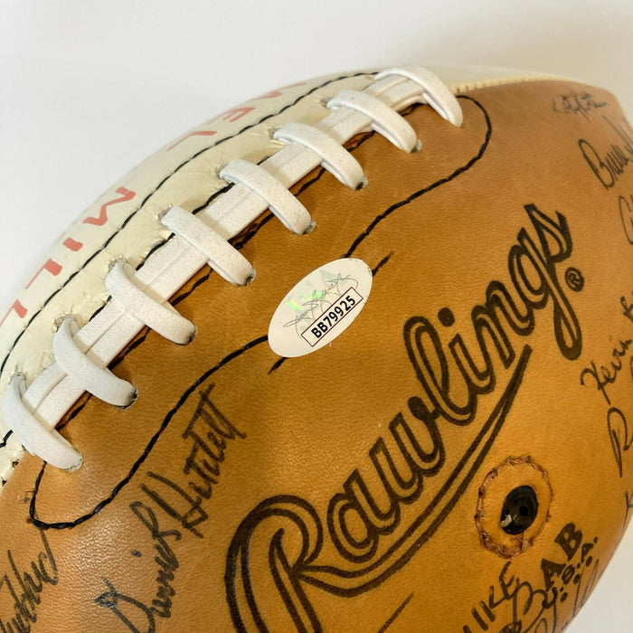 1978 Texas Longhorns Team Signed Autographed Football 50+ Sigs JSA COA