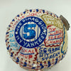 Mickey Mantle & Joe Dimaggio Signed Charles Fazzino Pop Art Baseball PSA RARE