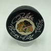 2012-13 Chicago Blackhawks Stanley Cup Team Signed Hockey Puck JSA COA