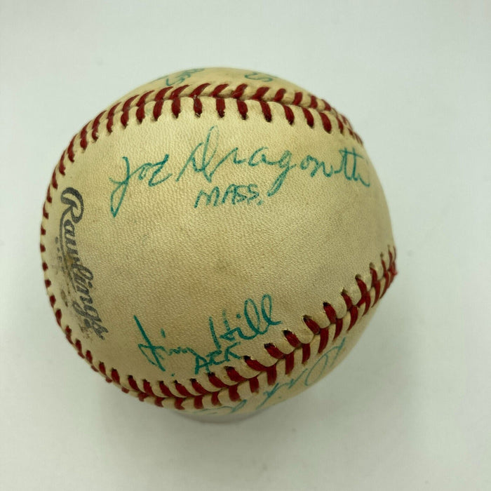 1974 Little League World Series Umpires Signed Baseball With Lefty Gomez JSA COA
