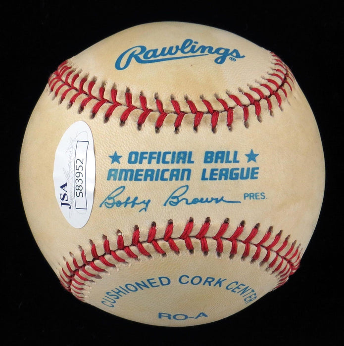 RARE Ray Nitschke Hall Of Fame 1978 Signed Baseball Green Bay Packers JSA COA