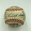 1955 Cleveland Indians Team Signed Official American League Baseball Larry Doby