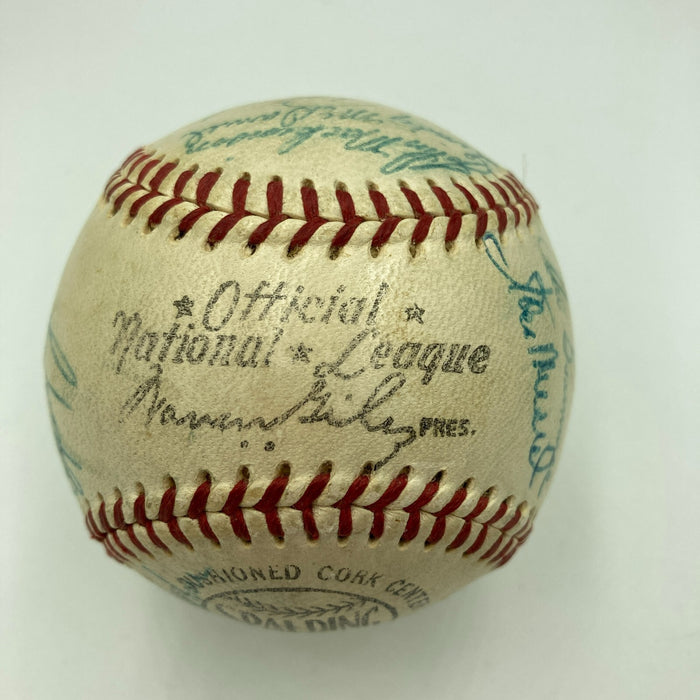 1955 St. Louis Cardinals Team Signed National League Baseball PSA DNA COA