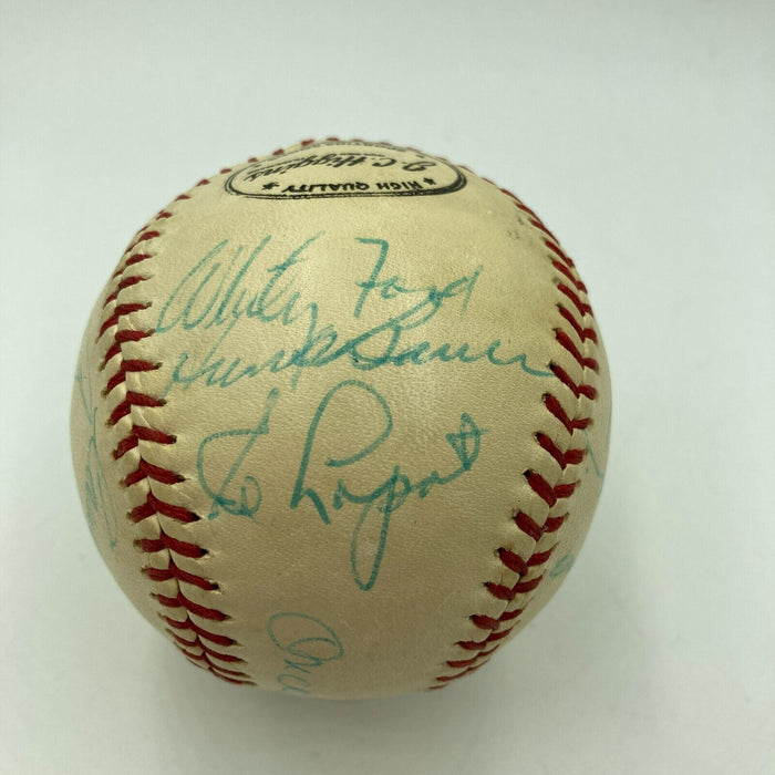 Mickey Mantle 1960 New York Yankees AL Champs Team Signed Baseball JSA COA