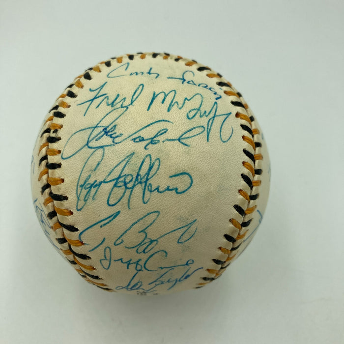 1994 All Star Game National League Team Signed Baseball Barry Bonds PSA DNA COA