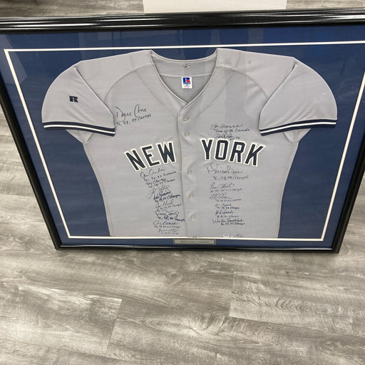 1996, 1998 & 1998 New York Yankees World Series Champs Team Signed Jersey JSA