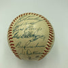 1961 Yankees W.S. Champs Team Signed Baseball Roger Maris Elston Howard JSA COA