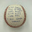 Duke Snider Signed Heavily Inscribed Career STAT Baseball Reggie Jackson COA