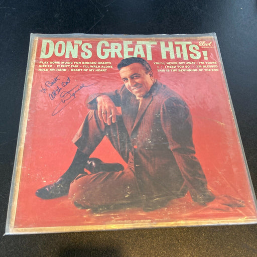 Don Cornell Signed Autographed Vintage LP Record