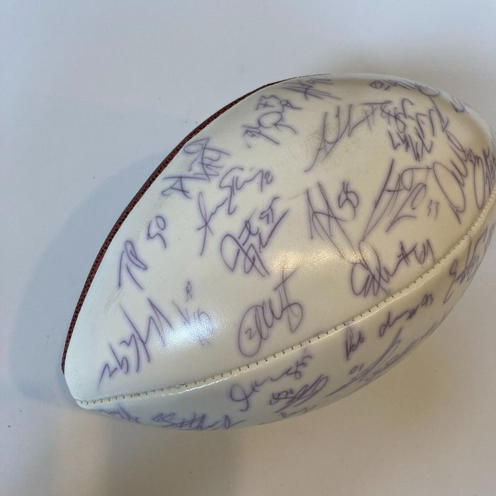 2005 Baltimore Ravens Team Signed Wilson NFL Football 40+ Sigs JSA COA