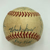 1957 New York Giants Team Signed Baseball Willie Mays JSA COA