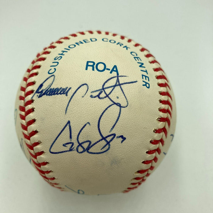 1997 Toronto Blue Jays Team Signed American League Baseball Roger Clemens