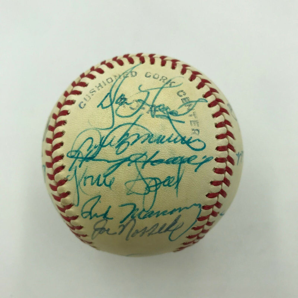 1977 Cleveland Indians Team Signed Official American League Baseball