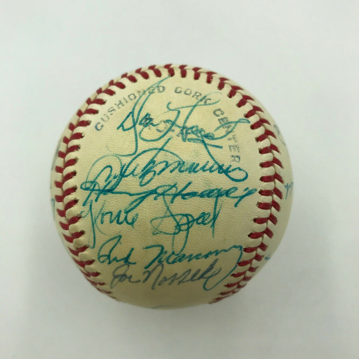 1977 Cleveland Indians Team Signed Official American League Baseball