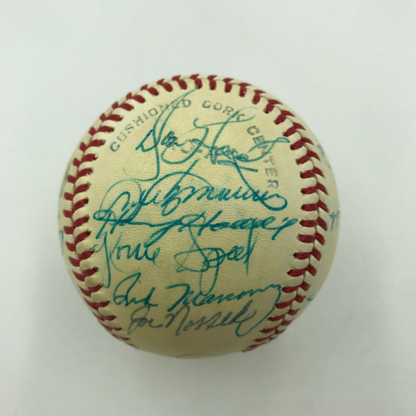 1977 Cleveland Indians Team Signed Official American League Baseball