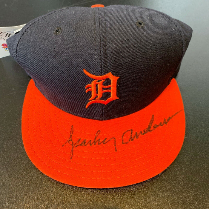 Sparky Anderson Signed Detroit Tigers Game Model Hat Cap With JSA COA