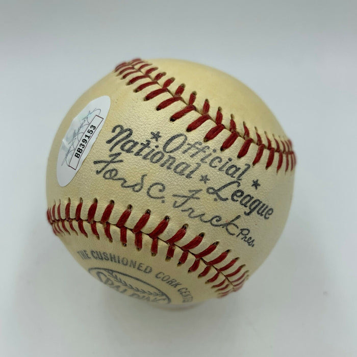 Stunning Connie Mack Single Signed National League Baseball With JSA COA