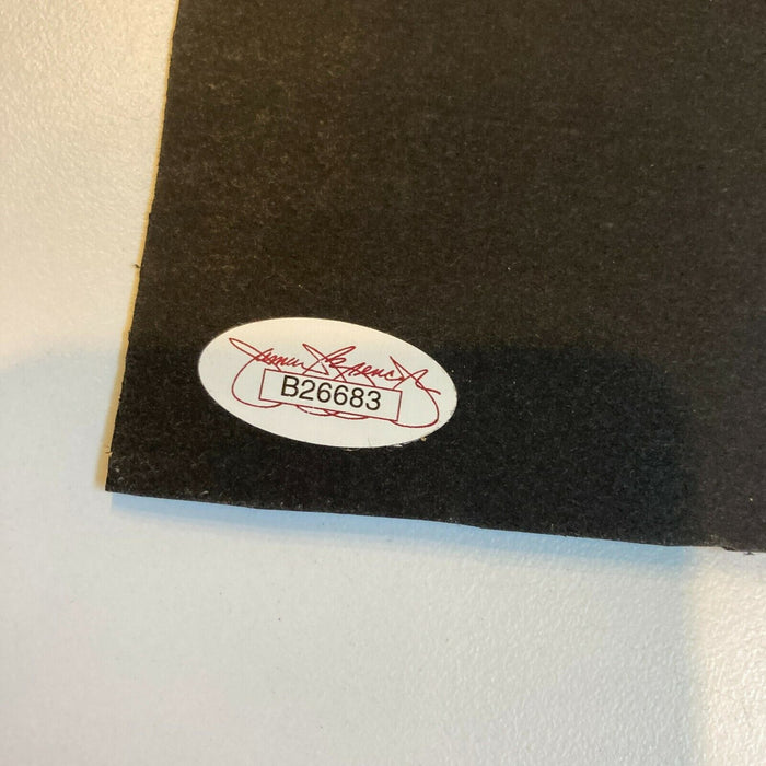 James J. Jeffries Signed Autographed 1907 Boxing Card Photo JSA COA