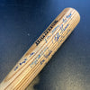 New York Giants Legends Signed Bat With Larry Doby & Art Rust Jr. JSA COA