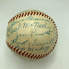 Washington Senators Legends Signed Baseball Moe Berg Goose Goslin 31 Sigs PSA